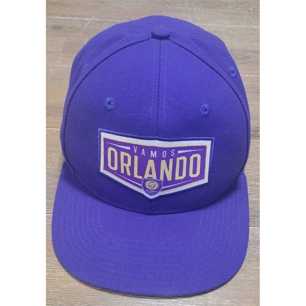 MLS OFFICIAL VAMOS ORLANDO City SC FANATICS SNAPBACK Purple ADJUSTABLE Soccer